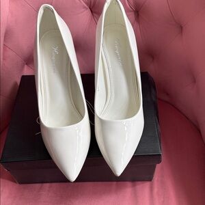 Elegant White Heels
